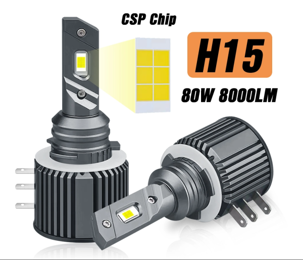 Becuri LED H15 8000LM CanBus Set