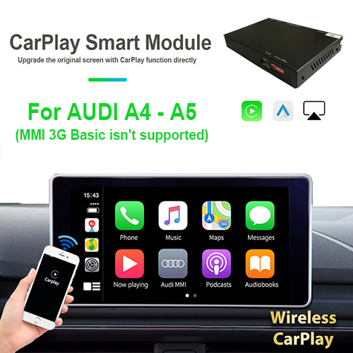 Wireless Carplay/Android Auto pentru AUDI A4-A5-Q5