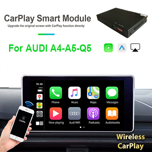Wireless Carplay/Android Auto pentru AUDI A4-A5-Q5 (MMI 2G+/No MMI)