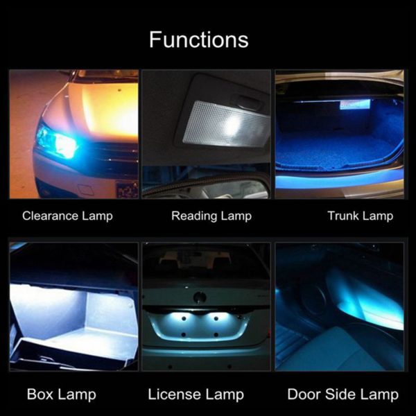 T10 LED 3W 450LM, Canbus, 2pcs