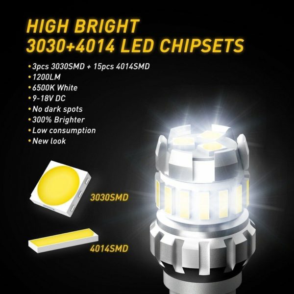 T10 LED Super Bright 1200LM, Canbus, 2pcs