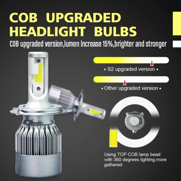 H4 C9 LED Headlight Set