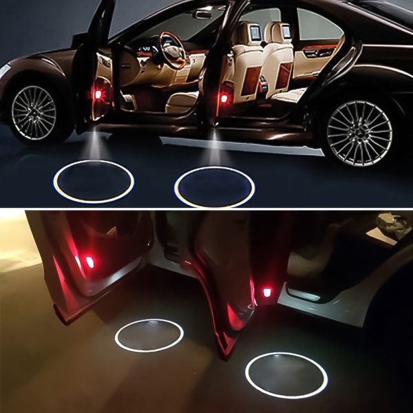 Led Car Door logo Light 3D Shadow Mercedes-Benz S (W221) 2pcs