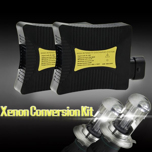 Becuri H4/HB2/9003 Xenon HID 55W Light Conversion Kit