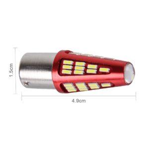 Led 1157/BAY15D, Canbus, 800LM, 2pcs (Red)