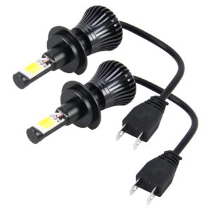 H7 Led Fog Lights with Double-sided (White Light+Yellow Light) 2pcs