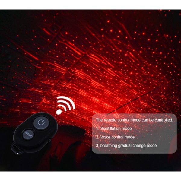 Kit laser lumini decorative auto cu remote control