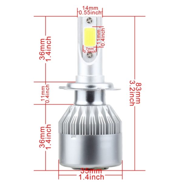 H7 Canbus LED Headlight Set