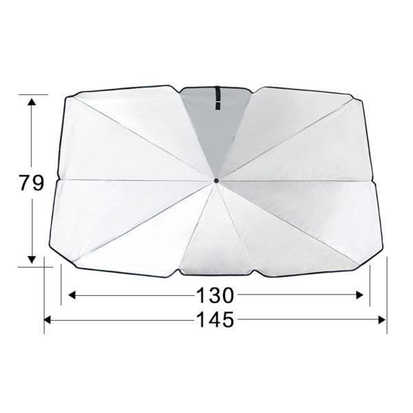 Parasolar Auto Pliabil in forma de umbrela Max