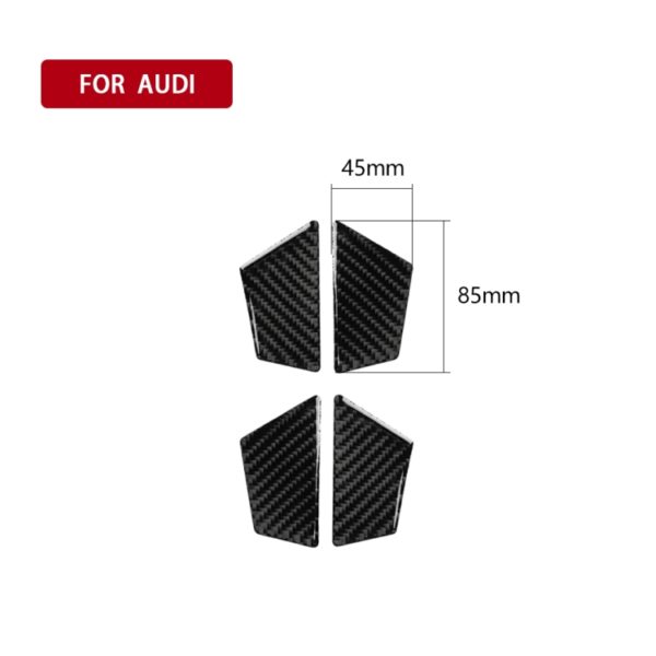 Car Carbon Fiber Sticker for Audi