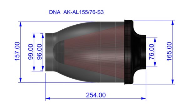 Filtru – AK-AL155/76-S3 for UNIVERSAL (Stage 3)