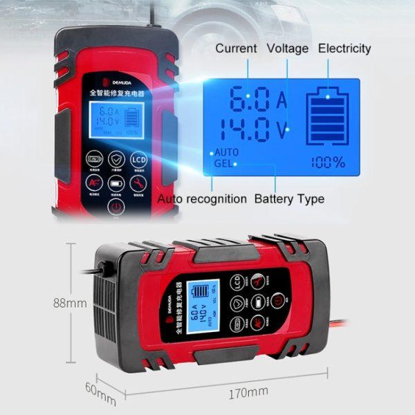 Redresor smart acumulator auto 12V/24V si 4-8 A