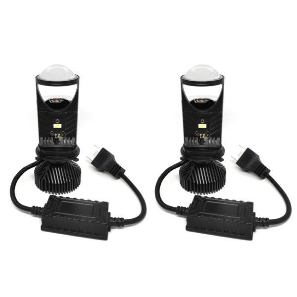 Becuri LED Τ9 Η4 Headlight 9000LM Set