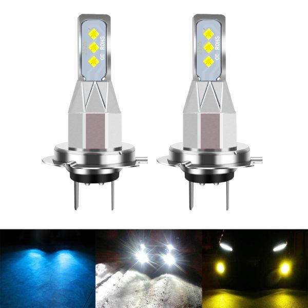 Becuri LED H7 2000LM (lumini de ceata) Canbus Set