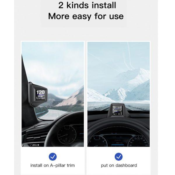 HUD Head-up Display OBD GPS