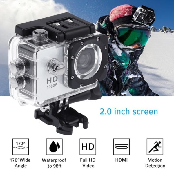 Full HD 1080P LCD 2.0 inch  Sports Camcorder