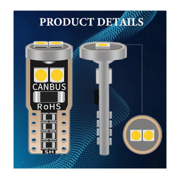 BEC T10 LED White CANBUS