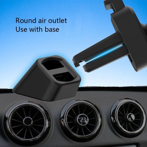 Car Air  Clip Accessories Round (Black)