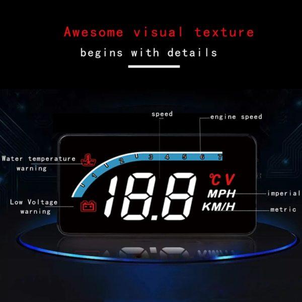 HUD Head-Up Display Speed