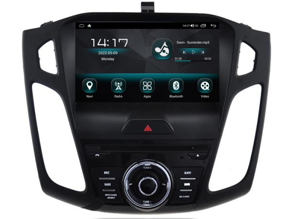 Ford Focus III OEM Style fara DVD Deck2015-2017 9″