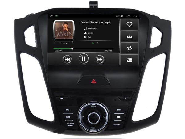 Ford Focus III OEM Style fara DVD Deck2015-2017 9″